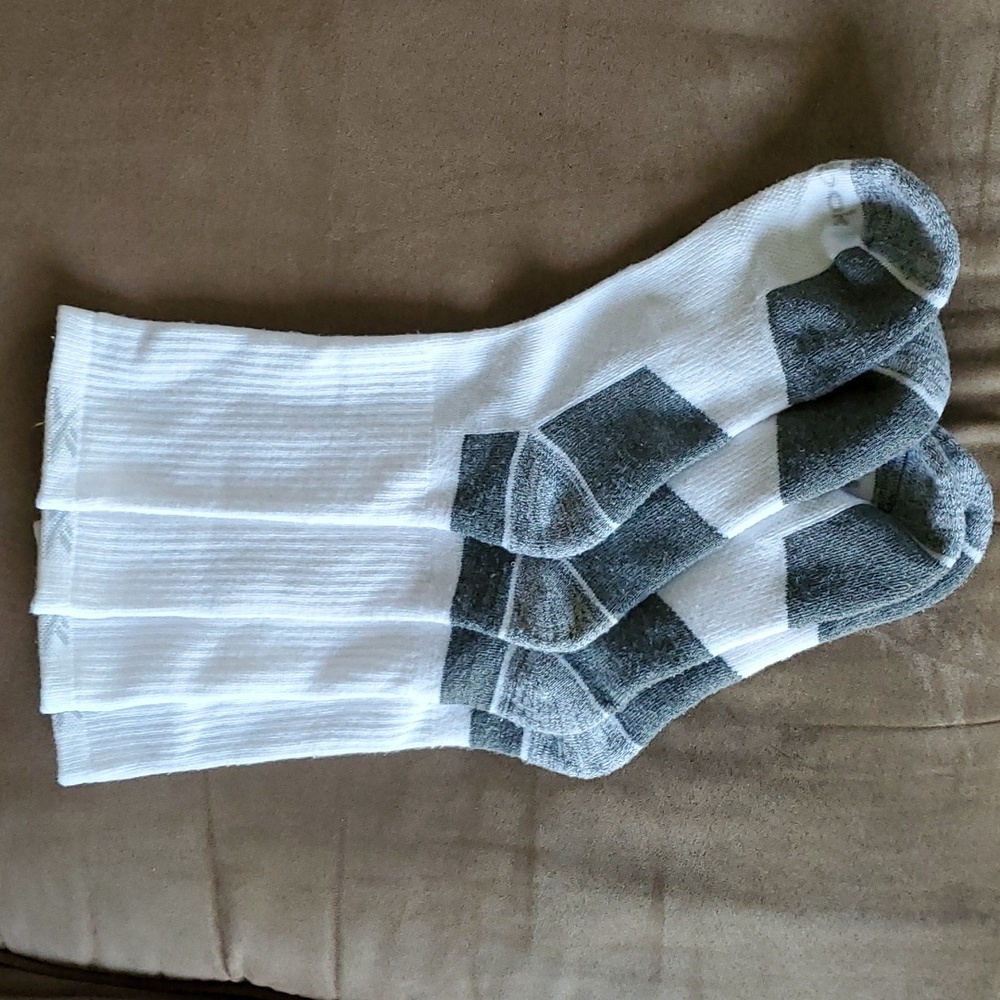Reebok Crew Socks, 2 pr